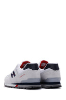 Hammer Jack Erkek Beyaz-Kırmızı Süet Deri Chile M Sneaker | Derimod Hammer Jack Erkek Beyaz-Kırmızı Süet Deri Chile M Sneaker | Derimod