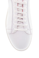 Men's White Leather Sneaker | Derimod Men's White Leather Sneaker | Derimod