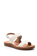 Women's Straw Look Sandals | Derimod Women's Straw Look Sandals | Derimod