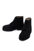 Men's Black Nubuck Leather Casual Boots | Derimod Men's Black Nubuck Leather Casual Boots | Derimod