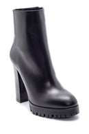 Women's Leather Heeled Boots | Derimod Women's Leather Heeled Boots | Derimod