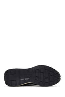 Erkek Siyah Kalın Tabanlı Deri Casual Sneaker | Derimod Erkek Siyah Kalın Tabanlı Deri Casual Sneaker | Derimod