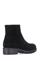 Zippered Women's Suede Boots | Derimod Zippered Women's Suede Boots | Derimod