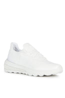 Geox Women's White D Spherica Active Thick Soled Sneaker | Derimod Geox Women's White D Spherica Active Thick Soled Sneaker | Derimod