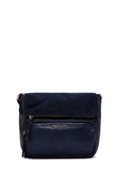Women's Navy Blue Long Strap Crossbody Bag | Derimod Women's Navy Blue Long Strap Crossbody Bag | Derimod