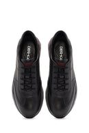 Men's Black Lace-up Leather Casual Shoes | Derimod Men's Black Lace-up Leather Casual Shoes | Derimod