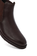 Male Brown Leather Casual Chelsea Boots | Derimod Male Brown Leather Casual Chelsea Boots | Derimod
