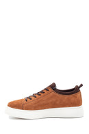 Men's Tan Suede Leather Sneaker | Derimod Men's Tan Suede Leather Sneaker | Derimod