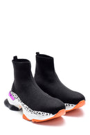 Women's Thick Colored Sole Sock Boots | Derimod Women's Thick Colored Sole Sock Boots | Derimod
