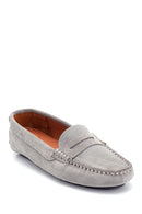 Kadın Süet Deri Loafer | Derimod Kadın Süet Deri Loafer | Derimod