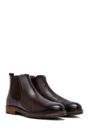 Male Brown Leather Chelsea Boots | Derimod Male Brown Leather Chelsea Boots | Derimod