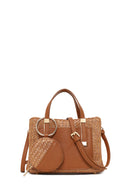 Woman Brown Long-Strap Mini Shoulder Bag | Derimod Woman Brown Long-Strap Mini Shoulder Bag | Derimod