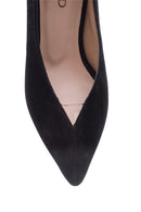 Women's Suede Leather Heeled Shoes | Derimod Women's Suede Leather Heeled Shoes | Derimod