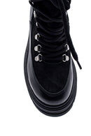 Women's Leather High Sole Boots | Derimod Women's Leather High Sole Boots | Derimod