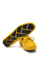 Erkek Sarı Süet Deri Casual Loafer | Derimod Erkek Sarı Süet Deri Casual Loafer | Derimod