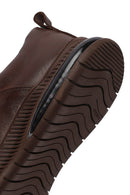 Erkek Kahverengi Bağcıklı Deri Casual Sneaker | Derimod Erkek Kahverengi Bağcıklı Deri Casual Sneaker | Derimod