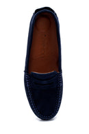Kadın Süet Deri Loafer | Derimod Kadın Süet Deri Loafer | Derimod