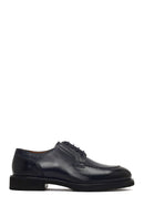 Men's Navy Blue Lace-up Leather Casual Shoes | Derimod Men's Navy Blue Lace-up Leather Casual Shoes | Derimod