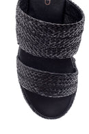 Women's Straw Knitted Slippers | Derimod Women's Straw Knitted Slippers | Derimod