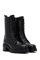 Women's Black Leather Boots | Derimod Women's Black Leather Boots | Derimod