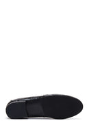 Kadın Siyah Deri Kroko Loafer | Derimod Kadın Siyah Deri Kroko Loafer | Derimod