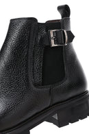 Men's Leather Buckle Boots | Derimod Men's Leather Buckle Boots | Derimod