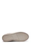 Kadın Bej Süet Deri Bilekli Sneaker | Derimod Kadın Bej Süet Deri Bilekli Sneaker | Derimod