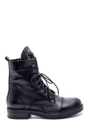 Women's Leather Stone Boots | Derimod Women's Leather Stone Boots | Derimod