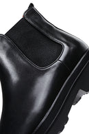 Men's Black Leather Chelsea Boots | Derimod Men's Black Leather Chelsea Boots | Derimod