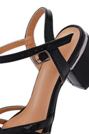 Women's Black Ankle Buckle Thick Heel Sandals | Derimod Women's Black Ankle Buckle Thick Heel Sandals | Derimod