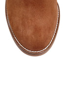 Women's Suede Heeled Boots | Derimod Women's Suede Heeled Boots | Derimod