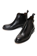 Men's Black Leather Chelsea Boots | Derimod Men's Black Leather Chelsea Boots | Derimod