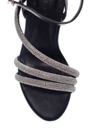 Women's Stone Heeled Sandals | Derimod Women's Stone Heeled Sandals | Derimod