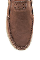 Men's Leather Nubuck Loafer | Derimod Men's Leather Nubuck Loafer | Derimod