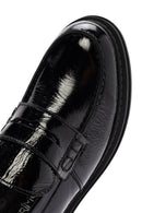 Women's Black Patent Leather Masculine Loafer | Derimod Women's Black Patent Leather Masculine Loafer | Derimod