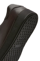 Erkek Kahverengi Bağcıklı Deri Sneaker | Derimod Erkek Kahverengi Bağcıklı Deri Sneaker | Derimod