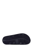Men's Navy Blue Slippers | Derimod Men's Navy Blue Slippers | Derimod