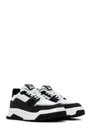 Erkek Beyaz Deri Kalın Tabanlı Sneaker | Derimod Erkek Beyaz Deri Kalın Tabanlı Sneaker | Derimod