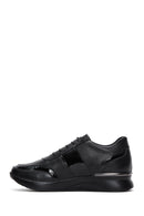 Women's Black Leather Sneaker | Derimod Women's Black Leather Sneaker | Derimod