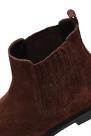 Men's Brown Suede Leather Chelsea Boot | Derimod Men's Brown Suede Leather Chelsea Boot | Derimod