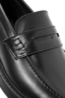 Erkek Siyah Deri Casual Loafer | Derimod Erkek Siyah Deri Casual Loafer | Derimod