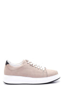 Erkek Gri Nubuk Deri Sneaker | Derimod Erkek Gri Nubuk Deri Sneaker | Derimod