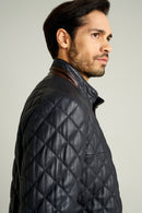 Cambridge Men's Leather Jacket | Derimod Cambridge Men's Leather Jacket | Derimod