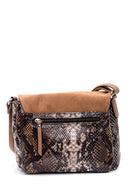 Women's Snake Pattern Shoulder Bag | Derimod Women's Snake Pattern Shoulder Bag | Derimod