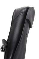 Kadın Siyah Deri Maskülen Loafer | Derimod Kadın Siyah Deri Maskülen Loafer | Derimod