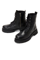 Women's Leather Flat Boots | Derimod Women's Leather Flat Boots | Derimod