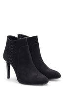 Women's Suede Heeled Boots | Derimod Women's Suede Heeled Boots | Derimod