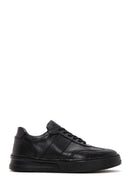 Men's Black Leather Sneaker | Derimod Men's Black Leather Sneaker | Derimod