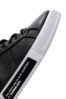 Hammer Jack Erkek Sıyah Toscana Deri Sneaker | Derimod Hammer Jack Erkek Sıyah Toscana Deri Sneaker | Derimod