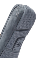 Erkek Lacivert Süet Deri Loafer | Derimod Erkek Lacivert Süet Deri Loafer | Derimod